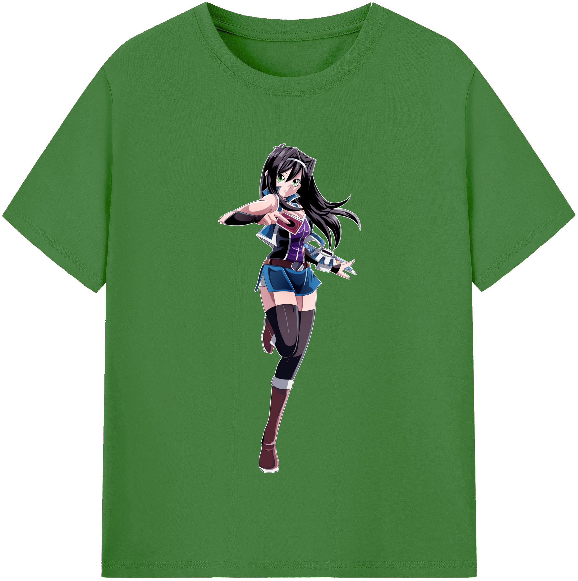 （画像用） 遊☆戯☆王 Yu-Gi-Oh! レディースカジュアルプリントTシャツ（綿100％）